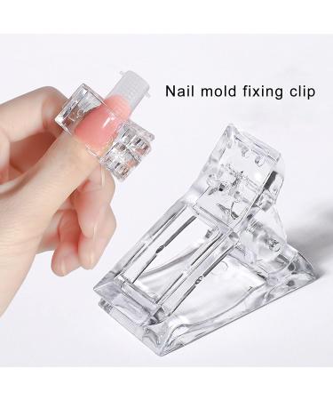 Buy SANWOOD 10-Part Nail Tip Clips - Fast Assembly Gel Extensions & Manicure Tool | UV-LED Plastic Clamps for Perfect Nail Builds - Buy Online on GoSupps.com