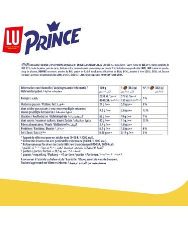 LU - Choco Prince - Milk Chocolate Coated Biscuit with Filling - Individual Cake Set - Family Size Convenient for Kids Snack - Buy Online on GoSupps.com