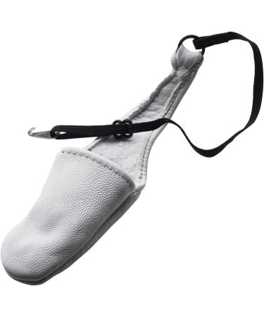 RE-GEN Leather Reusable Protective Adjustable First Aid Thumb Stall Protection Cot - White (Large) - Buy Online on GoSupps.com