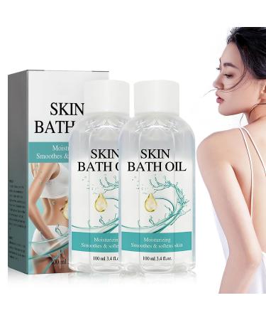 Skin Bath Oil So Soft Sensual Original Skin Bath Oil So Soft Original Skin Bath Oil Skin Moisturizing Smoothes & Softens Skin Soft for Women & Men (2PCS)
