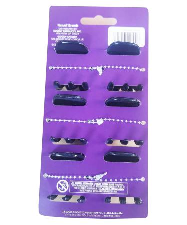 Goody Classic Claw Hair Clips - 6-Count in Clear, Brown, and Black | Secure and Long-Lasting Hold | Color Varies - Pack of 1 - Buy Online on GoSupps.com