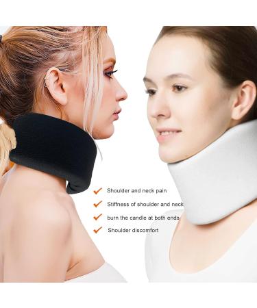 Canzoon Neck Ruff 2PCs - Ergonomic Adjustable Neck Bandage for Neck Pain Relief & Comfortable Sleep - Buy Online on GoSupps.com