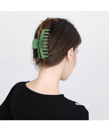 MONGSILER Large Hair Clip Set - 4.3 inches Strong Non-Slip Barrette for Thick Hair (2 Pink, Olive Green, Purple, Blue) - Ideal for All Women - Buy Online on GoSupps.com