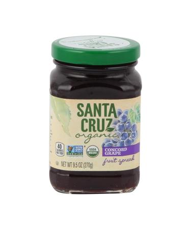 Santa Cruz Fruit Spread, Concord Grape, 9.5 oz