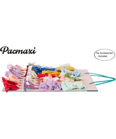 PACMAXI Baby Girl Headbands Organizer - Turban Knotted Display Stand - Pink+Green - Buy Online on GoSupps.com