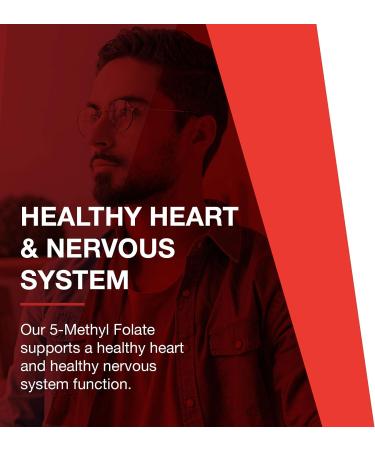 Protocol 5-Methyl Folate 1000mcg Supplement - 90 Tabs - Nerve Support - Bioavailable Folate - Buy Online on GoSupps.com