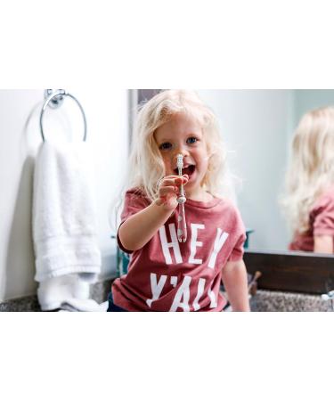 ROARex  All-Natural Eco Friendly Kids Toothbrush Made from Plants - Giraffe 4-36m - Baby to Toddler - Mint/Rose - 4pk | 1% for The Planet Product 4 Count (Pack of 1) Giraffes - Mint/Rose - Buy Online on GoSupps.com