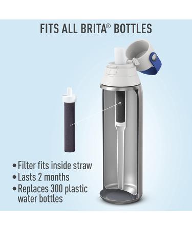 Brita Water Bottle Replacement Water Bottle Filters  Black  6 Count 6 Count (Pack of 1) - Buy Online on GoSupps.com
