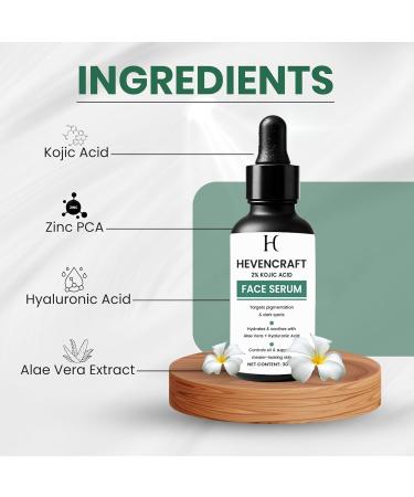 Hevencraft Facial Serum for Daily Skincare Lightweight & Non-Sticky Face Serum for Men & Women Fast Absorbing Formula for All Skin Types 30 ml - Buy Online on GoSupps.com