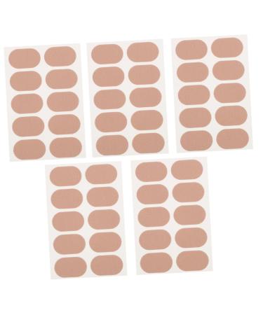 FOMIYES 5pcs Flannel Forefoot Sticker African Blank Wooden Ladies Pumps Flat Shoes Snap Tape Guard Pumps for Women Scar Tape Grip Tape Heel Miss Clamp Multifunctional Foot Patch