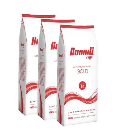 Buondi Gold Coffee Beans, Pack of 3, 3 x 1000g