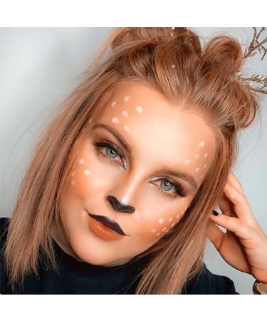 Pastel Orange Face & Body Paint - Non-Toxic Cream for Halloween Costume Makeup - 0.6oz - Buy Online on GoSupps.com