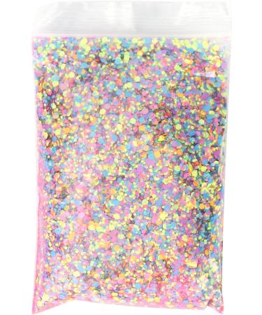 Face glitter iridescent glitter 50g mixed colors glitter hexagonal shape glitter nail glitter powder cosmetic makeup glitter for - Buy Online on GoSupps.com