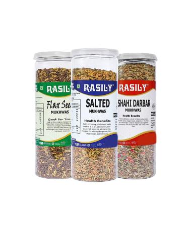 Rasily Salted Flax Seed & Shahi Darbar mukhwas Combo_Packing May Vary