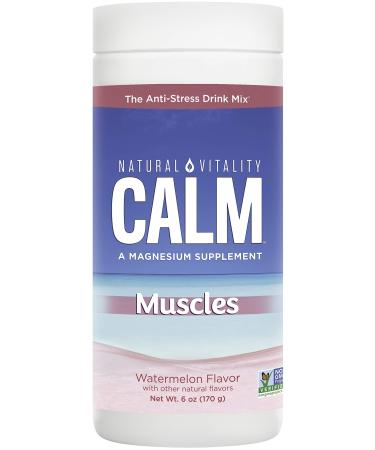 Natural Vitality Calm Muscles Watermelon Flavor 6 oz (170 g)