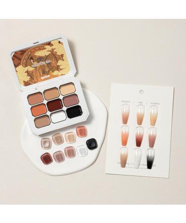  G n rique Gradient Gel - Fade-Resistant Solid Long-Lasting Fast-Drying Finish Multi-Purpose Nail Art Set | Professional Manicure Travel Wedding Beauty Supplies - Buy Online on GoSupps.com