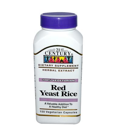21st Century Red Yeast Rice 150 Vegetarian Capsules