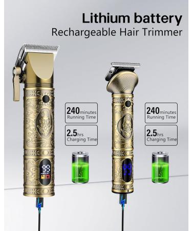 AMULISS Professional Hair Clippers for Men - Cordless Hair Cutting Kit & Beard Trimmer Set - Perfect Gift for Men - Buy Online on GoSupps.com