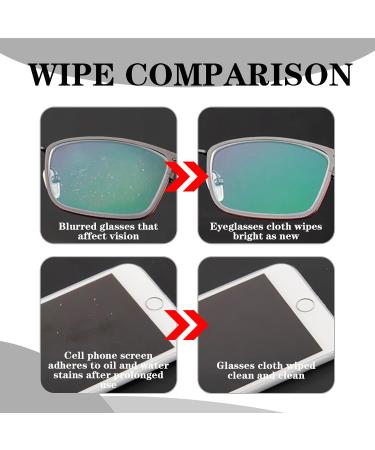 Premium Microfiber Glasses Cleaning Towels Set - 14x30cm Optician Quality Anti-Fitting for Glasses & Sensitive Surfaces - Ideal for Car Interiors & Smartphones (Gray) - Buy Online on GoSupps.com