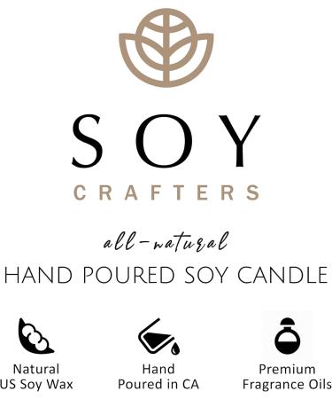 Spa Date Scented Soy Candle - Natural Lemongrass & Patchouli Essential Oils | 100% Soy Wax Aromatherapy | 9oz Glass Jar - International Shipping - Buy Online on GoSupps.com