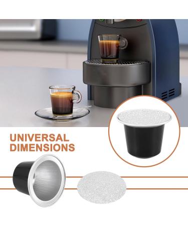 I269106 50Sets Refillable Coffee Capsules Cup Disposable Coffee Capsules Packaging Cafe Supplies For Black - Buy Online on GoSupps.com