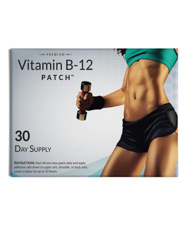 VitaPatch Vitamin B12 Patch for Energy Plus   30 Day Supply Vitamin B12 Patches   B12 Vitamins with Methylcobalamin & Guarana - Buy Online on GoSupps.com