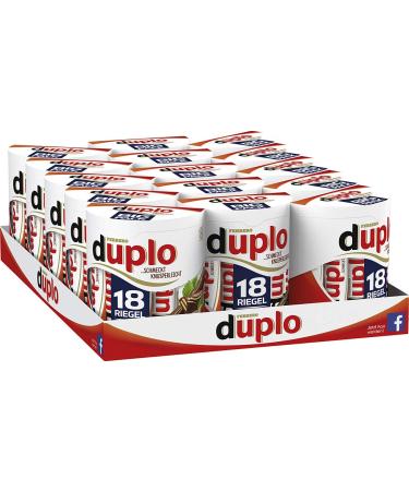 Duplo - 15 storage packs with 18 pieces each individually packaged chocolate bars crispy waffles enveloped by a delicious whole milk chocolate without color and preservatives classical 18 pieces (15 pack)