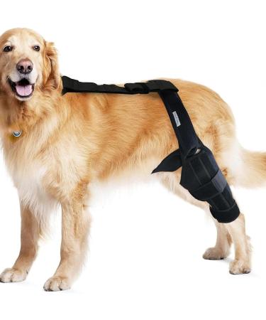 IEUDNS Dog Leg Brace Dog Elbow Protector Pad Adjustable Pet Knee Pads for Doggy Supplies M 18.5 to 29.4cm - Buy Online on GoSupps.com