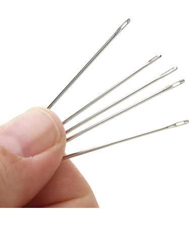 John James Harness Needles Size 002 - Pack of 25, 54mm Length, 1.02mm Diameter - Large Rounded Point for Leather Craft & Repairs - Buy Online on GoSupps.com