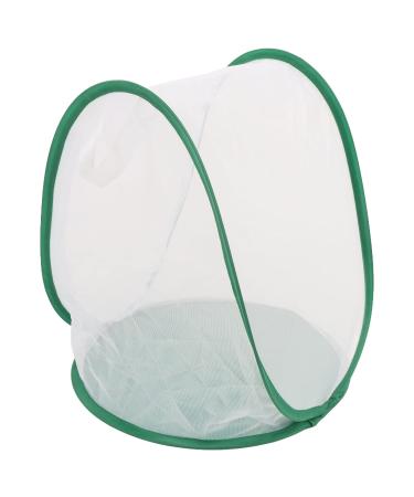 CHICIRIS Butterfly Habitat Pop Up Monarch Butterfly Enclosure Clear Insect Cage Terrarium with Handle 13.2 x 13 x 14.4in