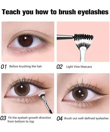 Mascara Fan Brush Set for Perfectly Defined Lashes - Buy Online on GoSupps.com