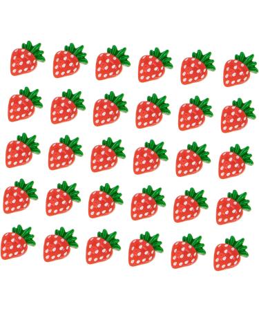 minkissy 60 Pcs Nail Art Accessories Nail Decorations Gemstones for Nails Strawberry Charms Jewelery for Girl Decoraciones Para U as Acr licas Nail Crystals Fruit Phone Case 3d Resin - Buy Online on GoSupps.com