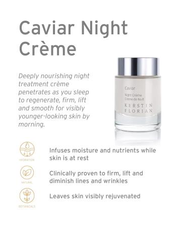 Kerstin Florian Caviar Night Cr me - Firm Lift & Reduce Fine Lines | 50ml - International Shipping Available - Buy Online on GoSupps.com