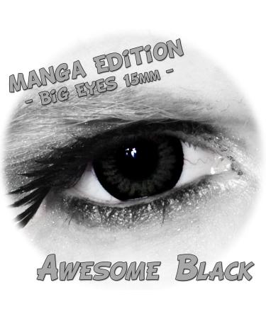 Big Sexy Colored Contact Lenses - Evening Gray - Free Container - Big Eyes Mangalinsen - With & Without Prescription - 2 Pieces BC 8.6 DIA 15.0 - Enhance Your Look! - Buy Online on GoSupps.com