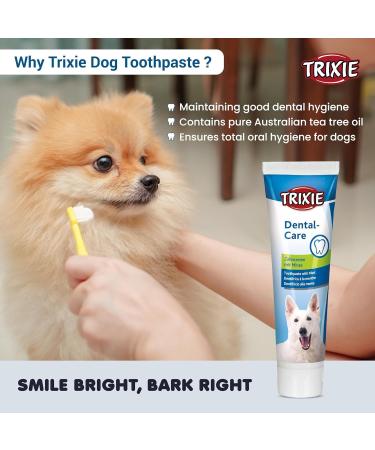 Trixie Dental Care Mint Toothpaste for Dogs | 100g | Supports Oral Hygiene & Dental Health | Prevents Tartar & Plaque - Buy Online on GoSupps.com