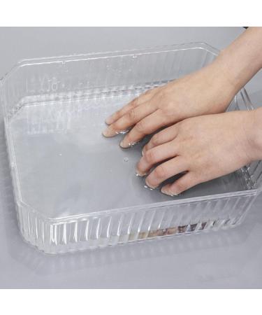 Bol de trempage pour ongles - Plateau de trempage pour manucure et spa Noir transparent - Buy Online on GoSupps.com