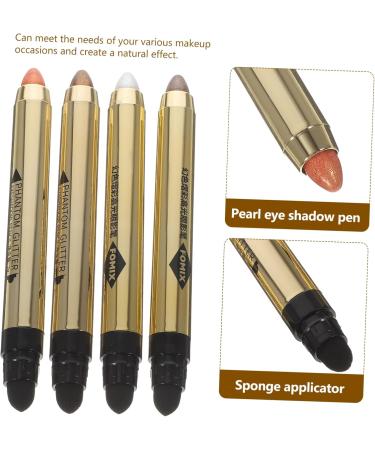 BELLIFFY 4pcs Highlighter Eyeshadow Pencil Glitter Crayons Makeup Pencil Girl Makeup Supplies Plastic - Buy Online on GoSupps.com