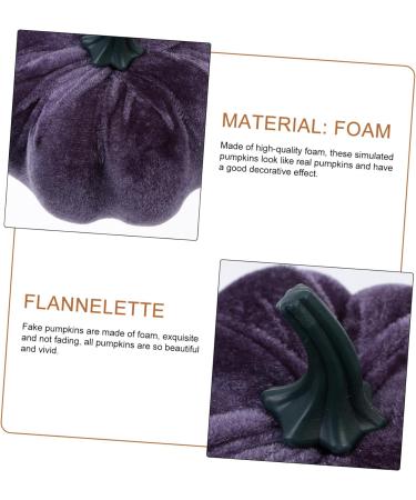 HOMSFOU 10 Pcs Flannel Foam Pumpkin Artificial Pumpkins Bulk Thanksgiving Decor Craft Pumpkins Pumpkin Artificial Faux Pumpkin Decor Fall Decorations Home Party Photo Prop Set Halloween Greyx2pcs 14X12.5X12.5CMx2pcs - Buy Online on GoSupps.com