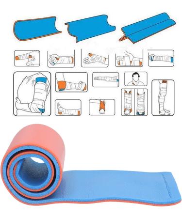 Splint for Pets | Foam & Aluminium Emergency Splint for Injuries - 11x46CM - Buy Online on GoSupps.com