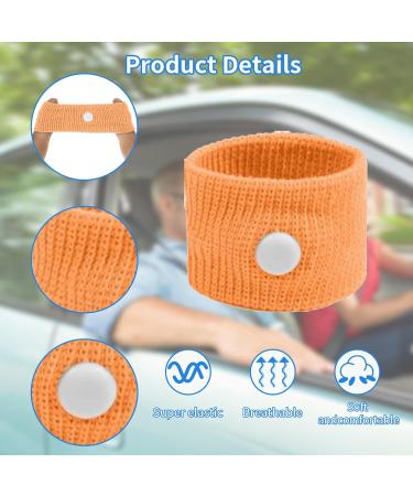 8 Pair Acupressure Bracelets - Sea Bands for Nausea Relief | Travel Sickness & Morning Nausea Solutions - Buy Online on GoSupps.com