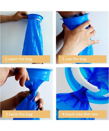 Vomit Bags Disposable for Kids & Adults 30 Pack Leak Proof Emesis Bags for Travel Motion Sickness & Nausea Relief 1000ML Medical Grade Blue Barf Bags - Buy Online on GoSupps.com