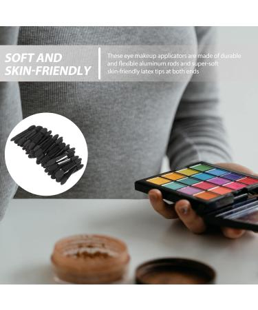 KALLORY 50pcs Makeup Sponge Make up Sponges for Face Brush Eyeshadow Cleaning Brush Lip Brush Disposable 1 count (Pack of 1) Black - Buy Online on GoSupps.com