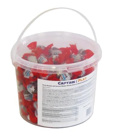 Delicious Party Bucket with Ferrero Kinder Chocolate Bons - 1.1 kg | Individually Packed Treats for Celebrations - Buy Online on GoSupps.com