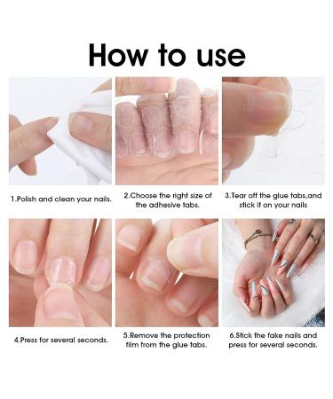 Molain 1200 Pieces Double Sided Nail Adhesive Tabs - Waterproof, Breathable & Super Sticky False Nail Glue Sticker - Transparent & Flexible for Manicure - 50 Sheets, Germany Jelly Gel - Buy Online on GoSupps.com