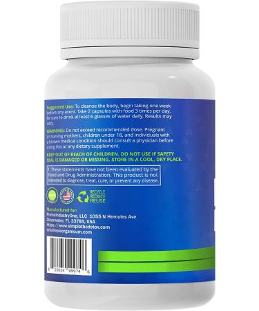 Ultimate Body Detox Cleanse - 42 Capsules, Made in USA - For Men & Women - Buy Online on GoSupps.com
