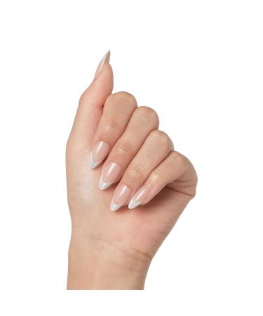 KISS Gel Fantasy Press-On Nails - Light Silver Almond Shape | Includes Nail Glue 28 Nails Manicure Stick & Mini File - Shop Internationally - Buy Online on GoSupps.com