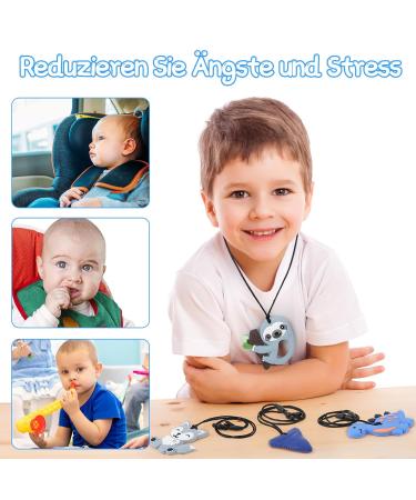 4-Piece Dinosaur Chew Toys Set for Kids | Silicone Baby Teething Rings | Sensory Biting Play for ADHD & Teething Relief - Buy Online on GoSupps.com