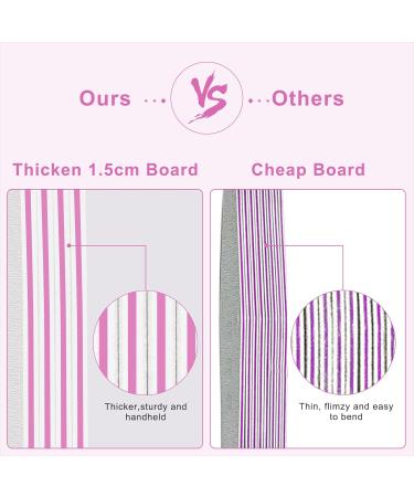 CGBE 12-Piece Professional Nail File Set - Double-Sided 100/180 Grit for Gel & Acrylic Nails | Washable Trapezoid Shape for Salon & Home Use - Buy Online on GoSupps.com