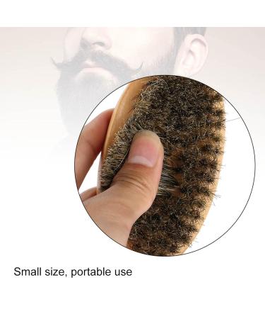 Premium Oval Beard Scrub Brush & Shave Cream Brush for Men | Mustache Grooming Tool - International Shipping Available - Buy Online on GoSupps.com