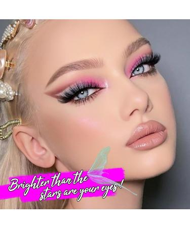 Cluster Lashes D Curl Individual Lashes 9-16MM Lash Clusters Wispy Eyelashes Individual Cat Eye Lashes 3D Fluffy Eyelash Clusters 9 Pairs Strip Lashes by wtvane - Buy Online on GoSupps.com